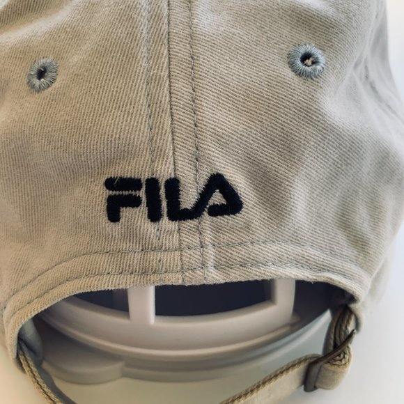 FILA Collectable Grey Pacific Life Open Tennis Tournament Hat Indian Wells CA Gr - Picture 4 of 6